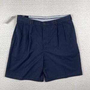 Tommy‎ Hilfiger Shorts Mens 40 Blue Pleated Casual Travel Golf Vacation Preppy